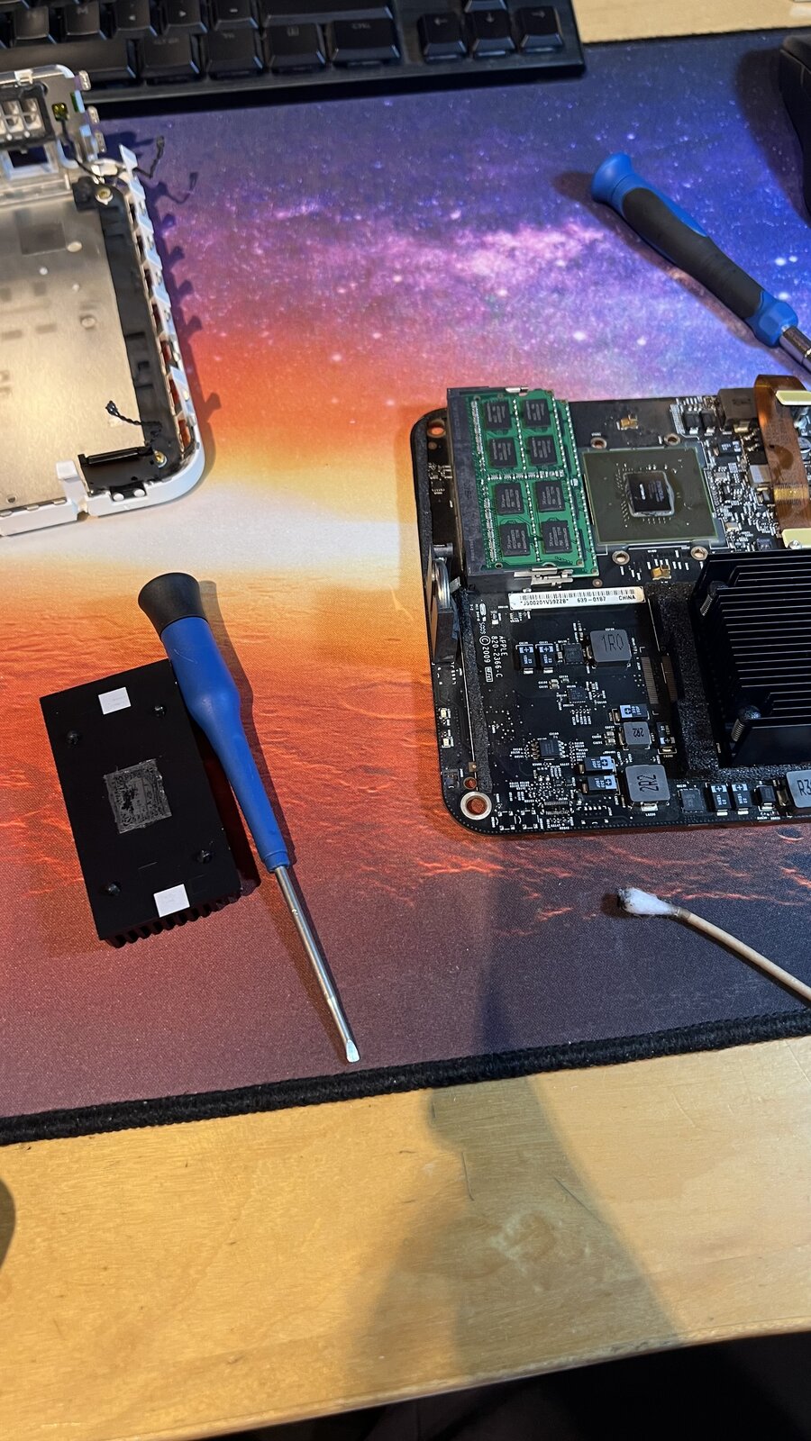 Foto 3 dell'intervento sul Mac mini
