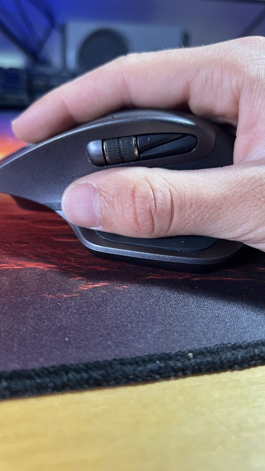 Il mouse tornato funzionante, in uso normale